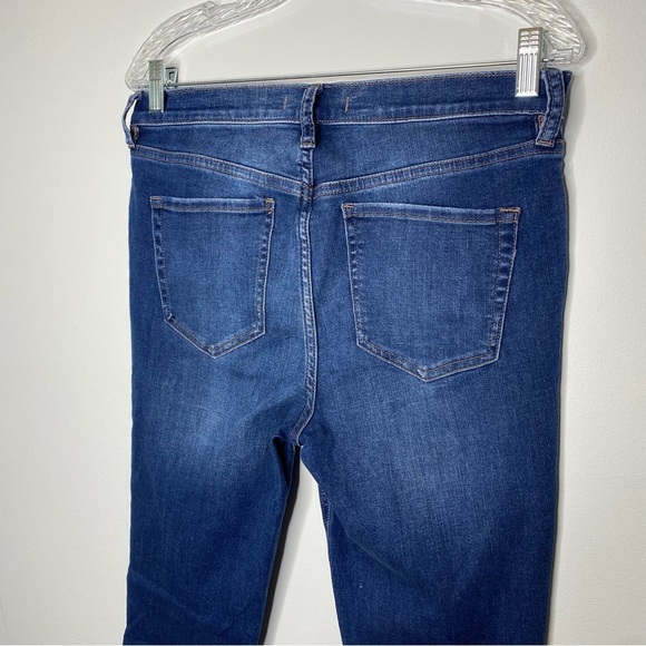 Free People Distressed Mid Rise Denim Raw Hem Jeggings - Picture 8 of 10